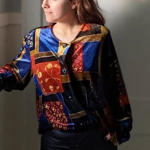 Velvet Blouse by Susan Graver Style